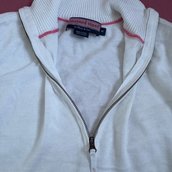 Women’s Vineyard Vines - by Shep & lan White long sleeve sweater 100% Cotton - Picture 3 of 5